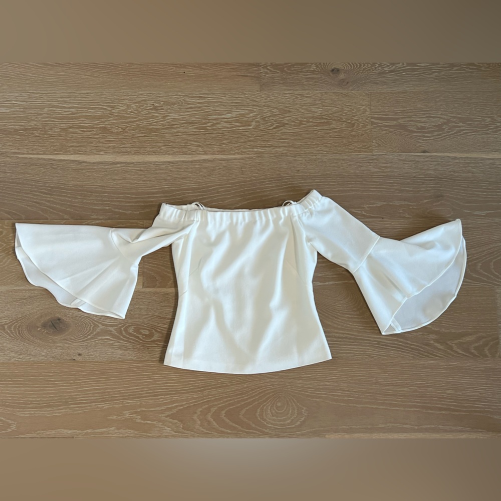 Eliza J. Flare-Wing Sleeve Blouse- Never Worn